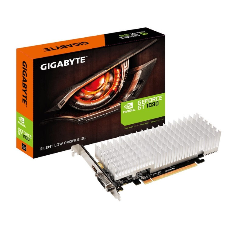 GIGABYTE, GF, GT, 1030, PCIe, x16, 2GB, GDDR5, DVI, HDMI, LOW, PROFILE, FANLESS, 3YR, 