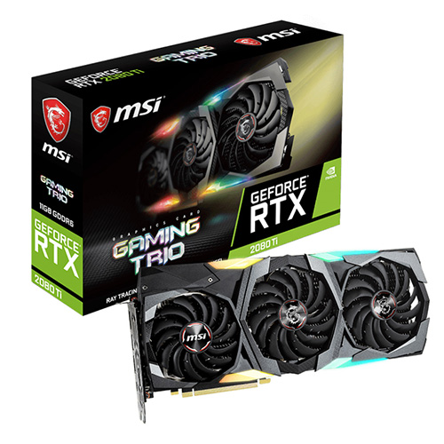 Msi, GEFORCE, RTX, 2080, TI, GAMING, X, TRIO, 