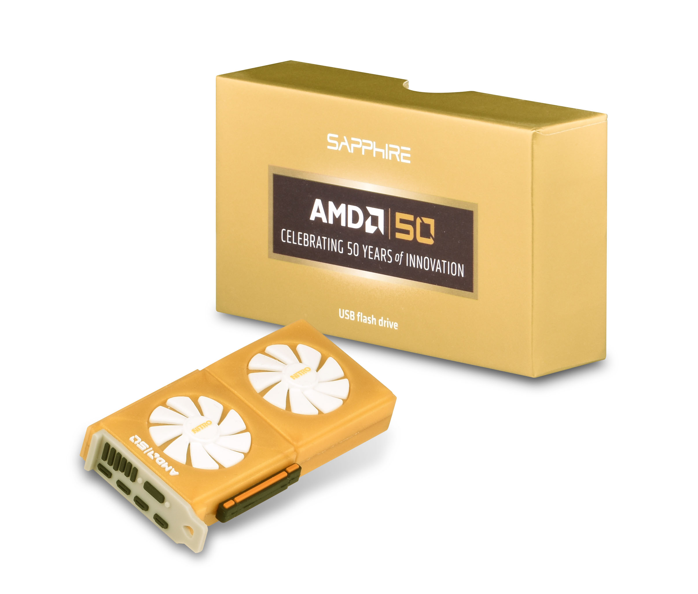 SAPPHIRE, AMD, USB, 3.0, Flash, Drive, 32GB, Special, Edition, 50TH, Anniversary, Promo, Limited, Edition, 