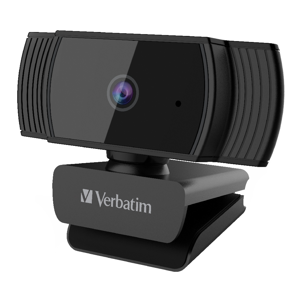 Verbatim, Webcam, Full, HD, 1080P, with, Auto, Focus, -, Black, 