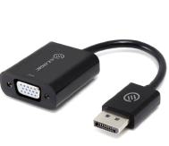 ALOGIC, Elements, 20cm, DisplayPort, to, VGA, Adapter, -, Male, to, Female, -, Black, 