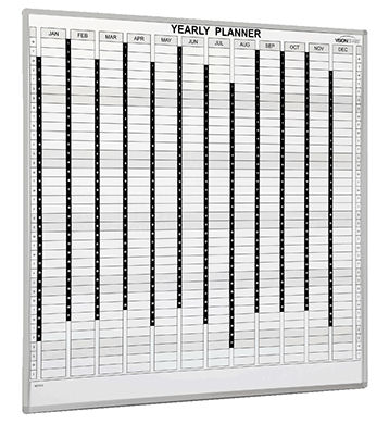 Visionchart, Perpetual, Year, Planners, -, Deluxe, 2400, x, 1200mm, 