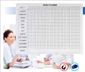 Visionchart, Magnetic, Glass, YEAR, Planner, 1200, x, 900mm, 